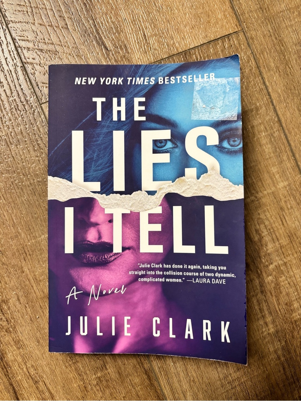 Julie Clark The Lies I Tell - Purple & Blue Paperback